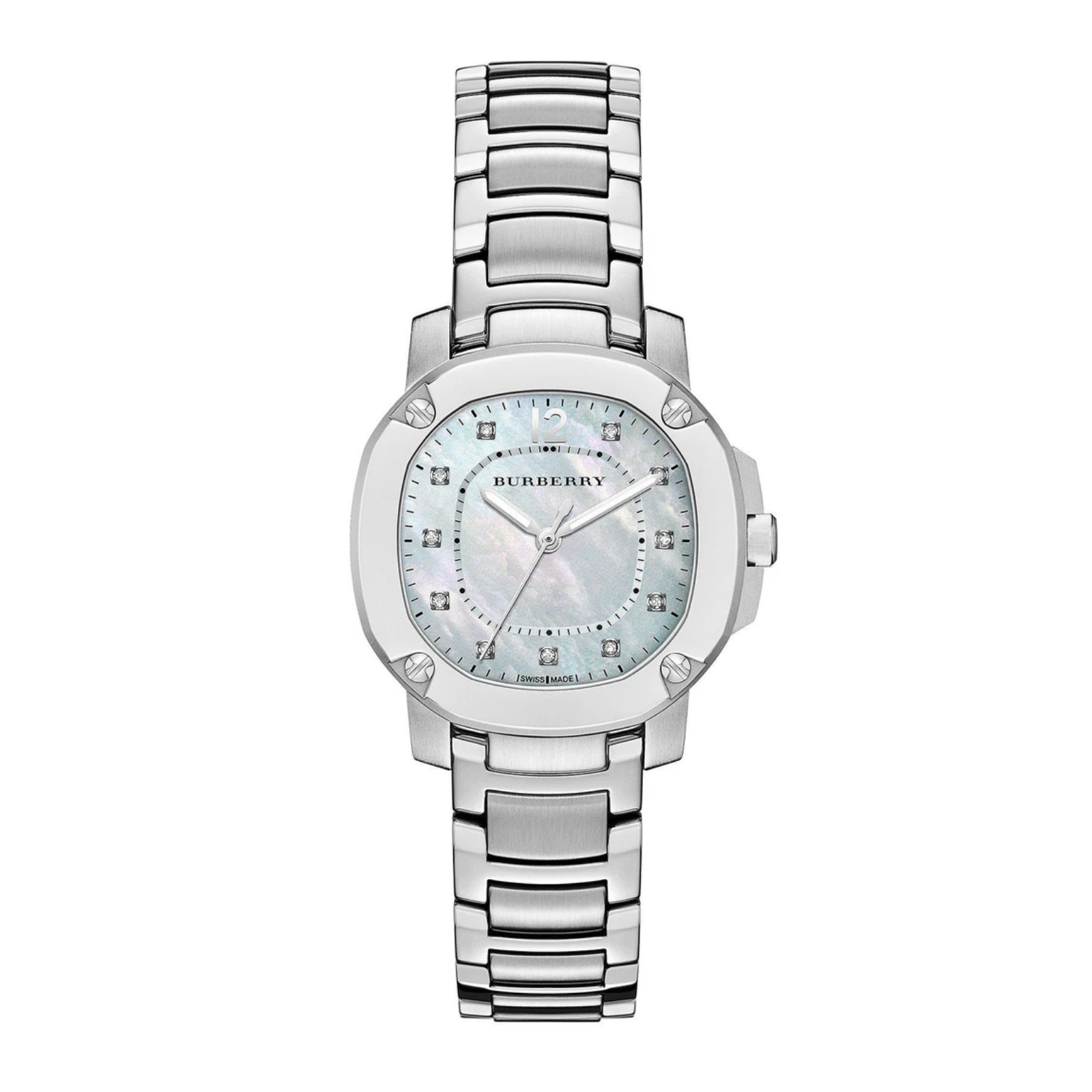Montre Burberry The Britain Diamonds pour femme - BBY1804