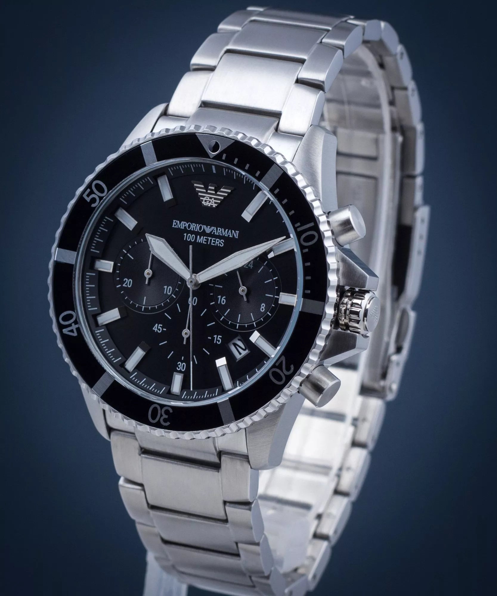 Emporio Armani Chronograph Stainless Steel Watch AR11360