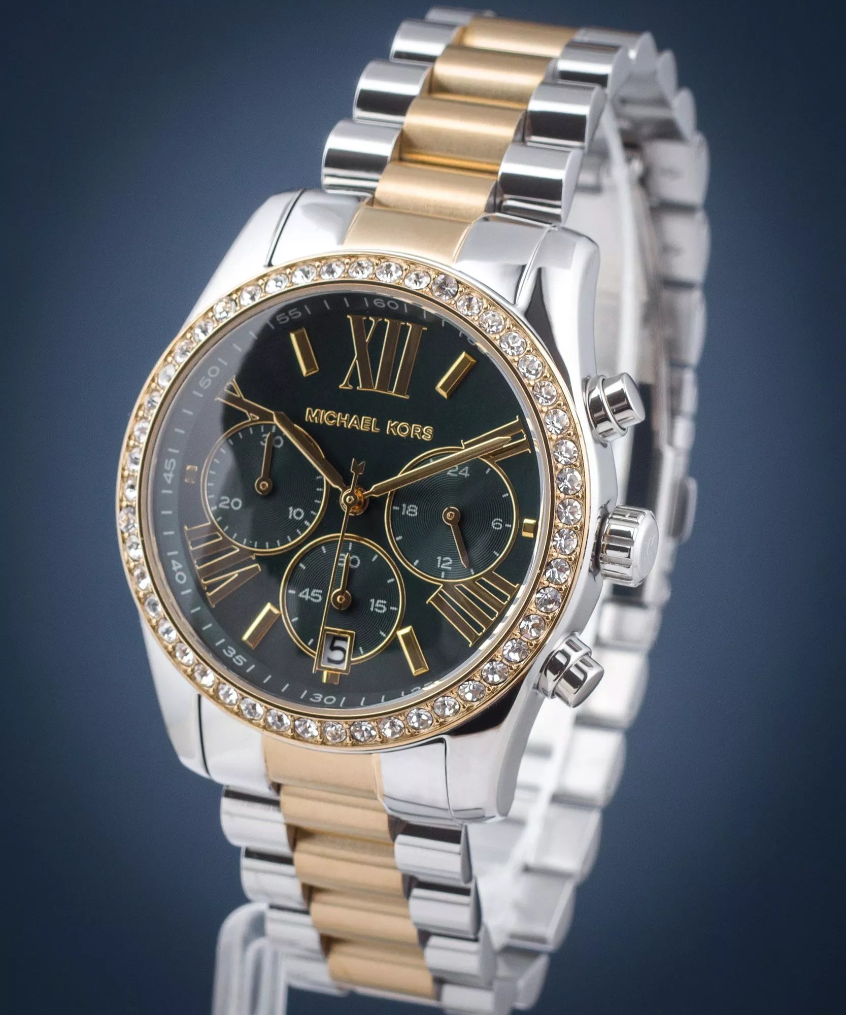 Michael Kors Lexington Femme Chronographe en Acier MK7303